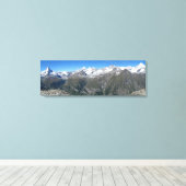Rothorn panorama, Valais Alps Canvas Afdruk (Insitu (Houten vloer))