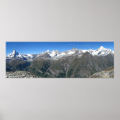 Rothorn panorama, Valais Alps Poster (Voorkant)