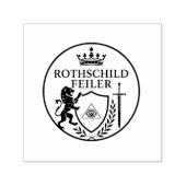 Rothschild-Feiler-Illuminati-Stempel Zelfinktende Stempel (Design)