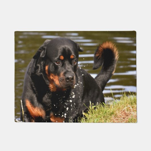 Rothweiler Dog Deurmat (Voorkant)