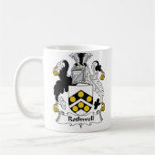 Rothwell Family Crest Koffiemok (Links)