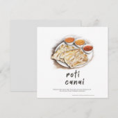 Roti Canai Maleisië Vakantie Briefkaart (Voorkant / Achterkant)