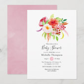  Rotisch Baby shower Kaart (Voorkant / Achterkant)