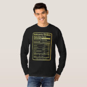 Rotisserie Chicken Nutrition Facts Thanksgiving T-shirt (Voorkant volledig)