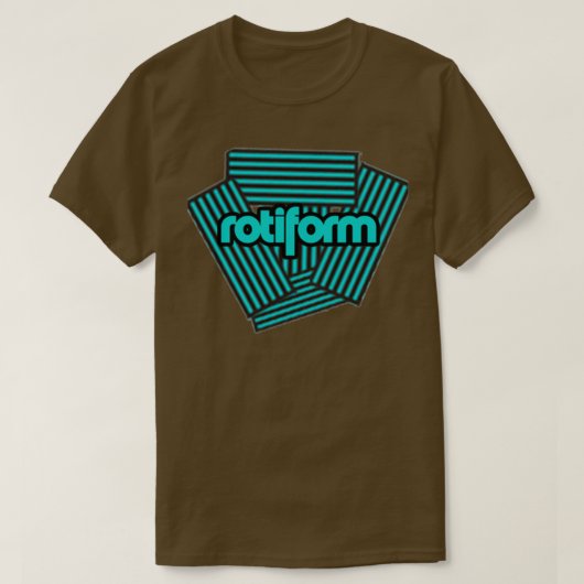 rotivormig t-shirt (Design voorkant)
