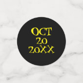 Rotkin' Birthday Tree Kikker met Red Guitar Confetti (Kleine voorkant)