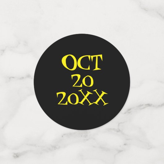 Rotkin' Birthday Tree Kikker met Red Guitar Confetti (Kleine voorkant)