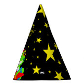 Rotkin' Birthday Tree Kikker met Red Guitar Feesthoedjes (Rechts)