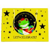 Rotkin' Birthday Tree Kikker met Red Guitar Groot Cadeauzakje (Voorkant)