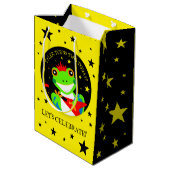 Rotkin' Birthday Tree Kikker met Red Guitar Medium Cadeauzakje (Achterkant Gekanteld)