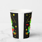 Rotkin' Birthday Tree Kikker met Red Guitar Papieren Bekers (Rechts)