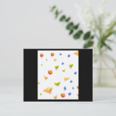 Rotklimmand houdt het roofdier tegen de ringloop briefkaart (Staand voorkant)