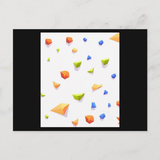 Rotklimmand houdt het roofdier tegen de ringloop briefkaart (Voorkant)