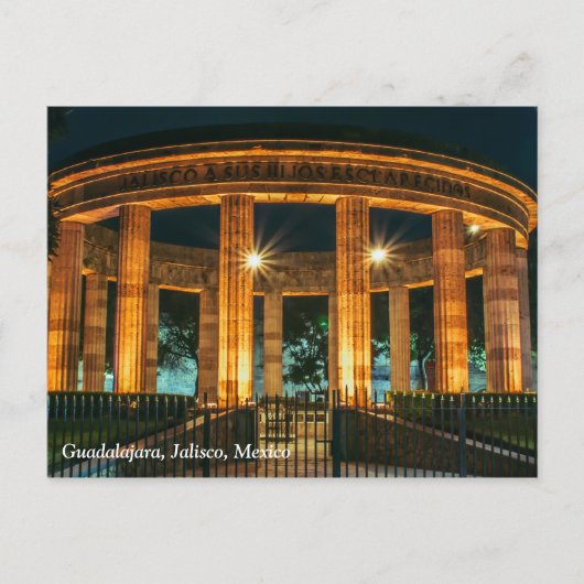 Rotonda de los Jaliscienses Illustres Briefkaart (Voorkant)