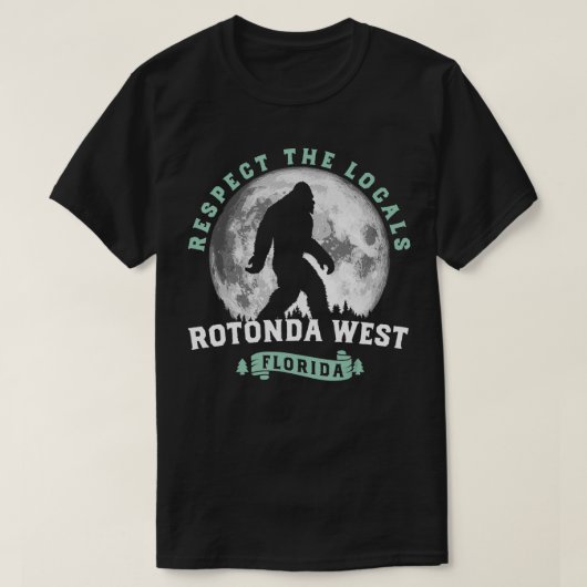 Rotonda West Florida Respecteer de lokale bevolkin T-shirt (Design voorkant)
