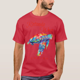 Rotonda West Florida Waterverf Zee Schildpad T-shirt