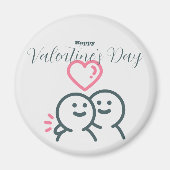 rotonde-Valentijnsdag Magneet (Voorkant)