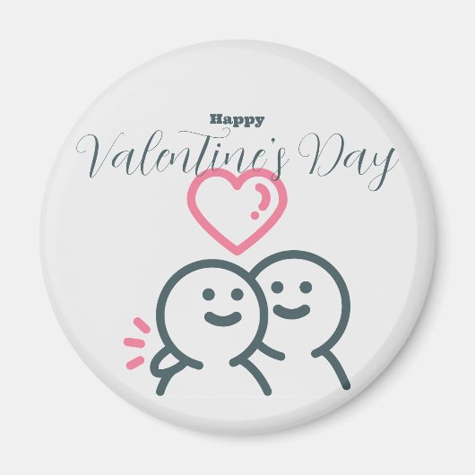 rotonde-Valentijnsdag Magneet (Voorkant)