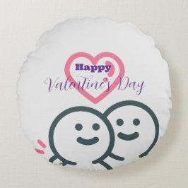 rotonde-Valentijnsdag Rond Kussen