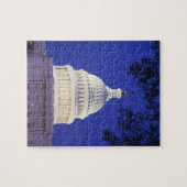 Rotonde van het Capitool 's nachts, Washington Legpuzzel (Horizontaal)