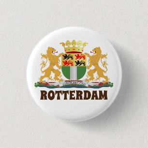 Rotorjas Rotterdam, Nederland Ronde Button 3,2 Cm