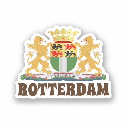 Rotorjas Rotterdam, Nederland Sticker (Voorkant)