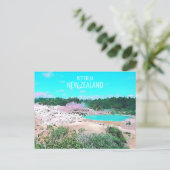Rotorua-hete veren Nieuw-Zeelandse reis Briefkaart (Staand voorkant)