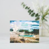 Rotorua hot springen Nieuw-Zeeland Briefkaart (Staand voorkant)