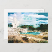 Rotorua hot springen Nieuw-Zeeland Briefkaart (Voorkant / Achterkant)
