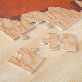 Rotorua Nieuw-Zeeland Illustratie Reizen Art Retro Legpuzzel (Zijkant)