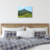 rots bergtop en bossen bij golden gate canvas afdruk (Insitu (Slaapkamer))