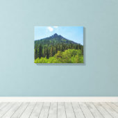 rots bergtop en bossen bij golden gate canvas afdruk (Insitu (Houten vloer))