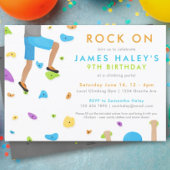 Rots die de Birthday Party nodigt uit. Kaart