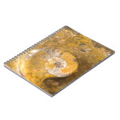 Rots die Vele Fossielen & Foto van de Ammoniet Notitieboek (Linkerzijde)
