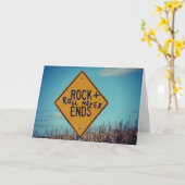 Rots - en - broodje en Gelukkige Verjaardag Kaart (Gele Bloem)