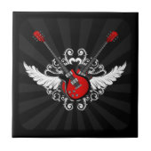 Rots - en - broodjesGitaren - tegel Tegeltje (Voorkant)