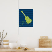 Rots- en rolkleuterkunst poster (Keuken)