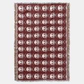 Rots- en rollenwand Zware metalen drummer Throw Deken (Voorkant Verticaal)