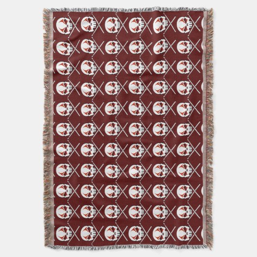 Rots- en rollenwand Zware metalen drummer Throw Deken (Voorkant Verticaal)