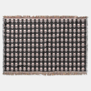 Rots- en rollenwand Zware metalen drummer Throw Deken