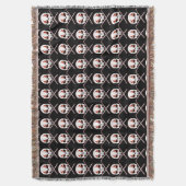 Rots- en rollenwand Zware metalen drummer Throw Deken (Voorkant Verticaal)