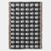 Rots- en rollenwand Zware metalen drummer Throw Deken (Voorkant Verticaal)