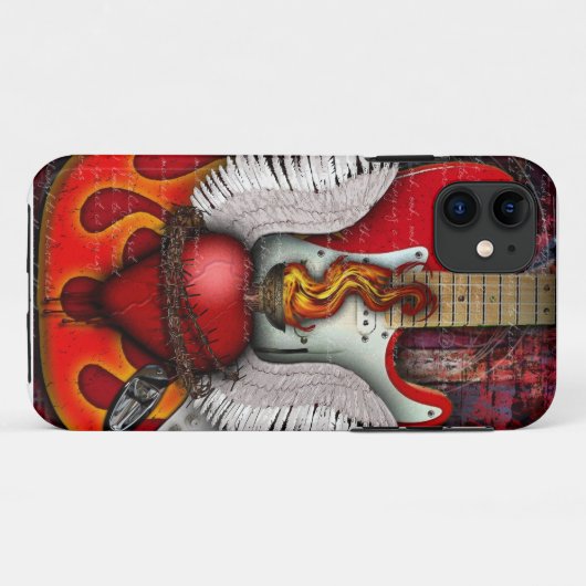 Rots- en rolreligie Case-Mate iPhone case (Achterkant (horizontaal))