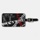 rots- en roltypografie bagagelabel (Voorkant horizontaal)