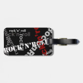 rots- en roltypografie bagagelabel (Achterkant horizontaal)