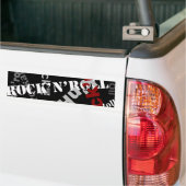 rots- en roltypografie bumpersticker (Op Truck)