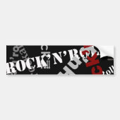 rots- en roltypografie bumpersticker (Voorkant)