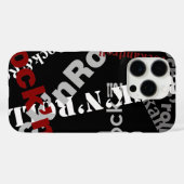 rots- en roltypografie Case-Mate iPhone case (Achterkant (horizontaal))
