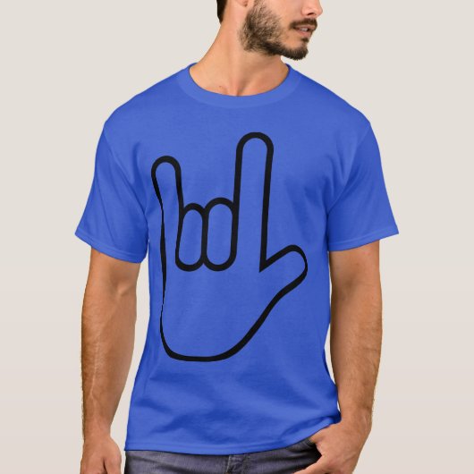 Rots hand icoon t-shirt (Voorkant)