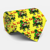 Rots het Stropdas Turtle (Geel) (Opgerold)